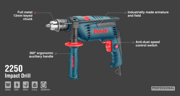 RONIX 2250 Հարվածային գայլիկոնիչ