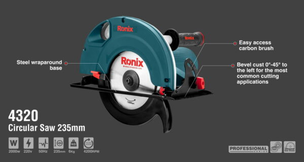 RONIX 4320 Էլեկտրական սղոց
