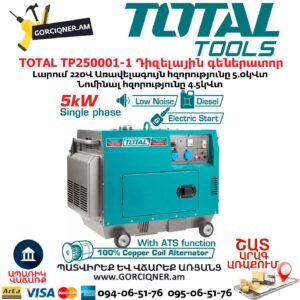 Դիզելային գեներատոր TOTAL TP250001-1