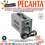 РЕСАНТА АСН-1000/1-Ц Հոսանքի լարման կարգավորիչ 1000Վտ 63/6/2 - Image 6