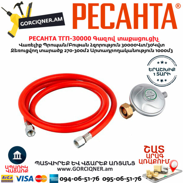 РЕСАНТА ТГП-30000 Գազով տաքացուցիչ 30Կվտ 67/1/15 - Image 9