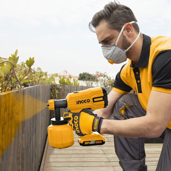 INGCO CSGLI2001 Аккумуляторный краскопульт 20В — изображение 3