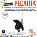 РЕСАНТА ЭТ-600 Էլեկտրական խոտհնձիչ