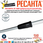 РЕСАНТА ЭТ-600 Էլեկտրական խոտհնձիչ