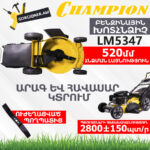 CHAMPION LM5347 Ինքնագնաց բենզինային խոտհնձիչ