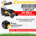 CHAMPION LM5347 Ինքնագնաց բենզինային խոտհնձիչ