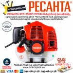 РЕСАНТА БТР-2500П ПРОФ Բենզինով խոտհնձիչ