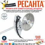 РЕСАНТА БТР-2500П Խոտհնձիչ բենզինով