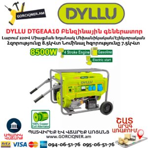 Բենզինային գեներատոր ինվերտորային DYLLU DTGEAA10