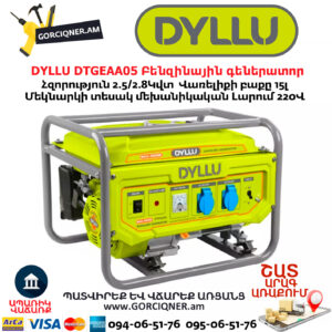 Բենզինային գեներատոր DYLLU DTGEAA05 2.5/2.8կՎտ
