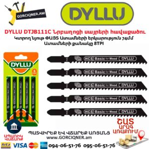 Նրբաղոցի սայրերի հավաքածու DYLLU DTJB111C