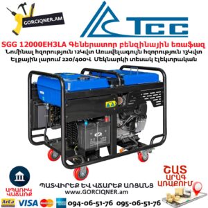 Գեներատոր բենզինային եռաֆազ TSS SGG 12000EH3LA