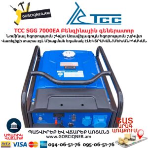Գեներատոր բենզինային ТСС SGG 7000EA 7/7.5Կվտ/220Վ