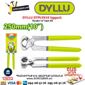 Ատաղձագործի աքցան DYLLU DTPL9910