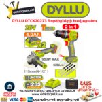 Մարտկոցով անկյունայղկիչ պտուտակադարձիչ DYLLU DTCK20273