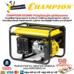 Բենզինային գեներատոր CHAMPION GG3000
