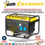 Բենզինային գեներատոր CHAMPION GG3000