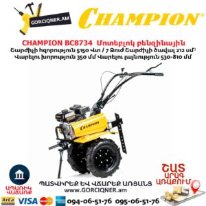 Մոտեբլոկ բենզինային CHAMPION BC8734 
