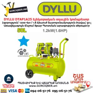 Էլեկտրական օդային կոմպրեսոր DYLLU DTAP1A25