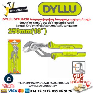Կարգավորվող հարթաշուրթ բանալի DYLLU DTPL9620