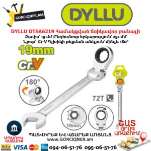 Համակցված ճռիկավոր բանալի DYLLU DTSA6219